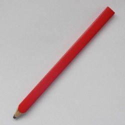 Плоско-овальный карандаш Стандарт, длиной 175 мм, корпус красный